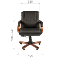 Кресло руководителя CHAIRMAN 653 М кожа - Изображение 3
